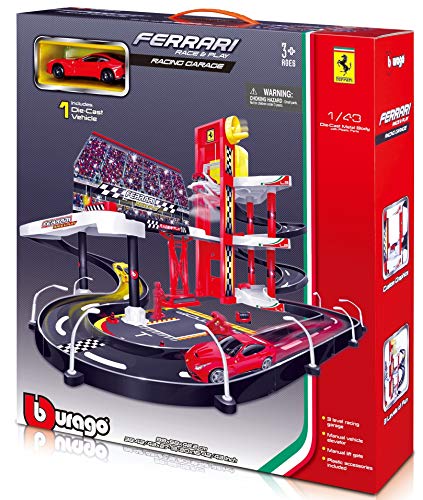 Bburago Race & Play Ferrari F12 - Taller (escala 1:43), color rojo