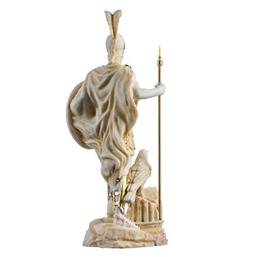 BeautifulGreekStatues Ares Mars Dios De La Guerra Hijo De Zeus Estatua Romana Alabastro Tono Dorado 25 cm