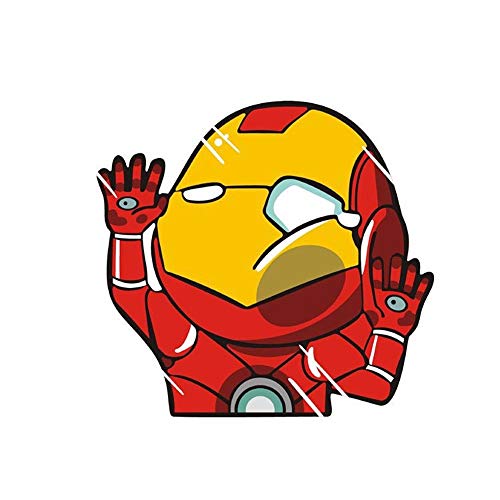 Bebe A Bordo Iron Man DC Comic Marvel Pegatina Vinyl Vinilo Adhesivo Sticker Coche Moto Casa Caricaturas Bici Bike