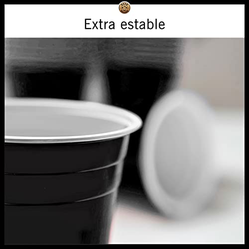 BeerBaller® Black Cups | Beer Pong Set Incl. 25 Vasos Beer Pong Negro y 3 Pelotas Beer Pong | 473ml 16oz - ¡Tazas de Fiesta Americanas Originales!