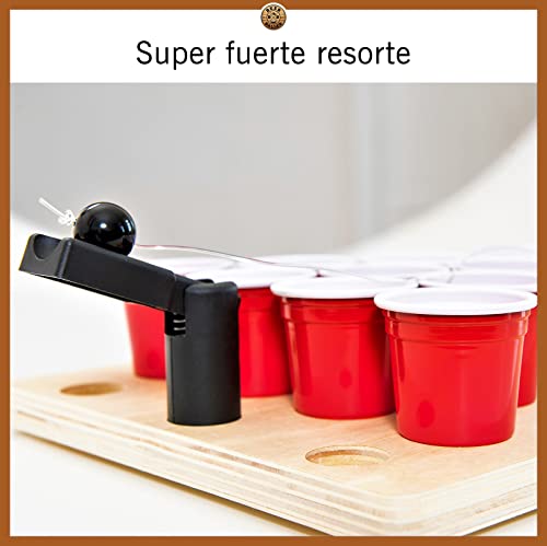 BeerBaller® Shot Pong: El Legendario Juego Beer Pong en Miniatura! | Piezas de Repuesto gratuitas próxima Fiesta!