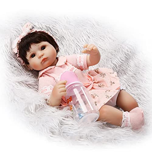 BEITABEITAkaitank Cama de bebé recién Nacido Juguete para Dormir Accesorios para niña Reborn Decoración de habitación de bebé Muñeca de Vinilo ecológica Juguetes agradables, Muñeca Reborn