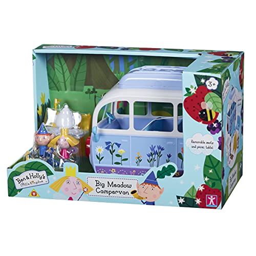 Ben and Holly Big Meadow Camper Van Playset con Figuras y Accesorios