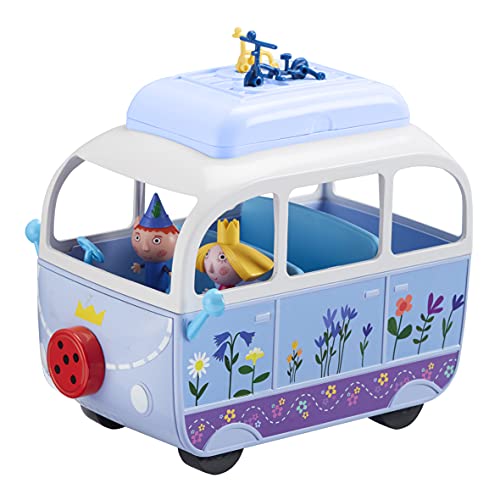 Ben and Holly Big Meadow Camper Van Playset con Figuras y Accesorios