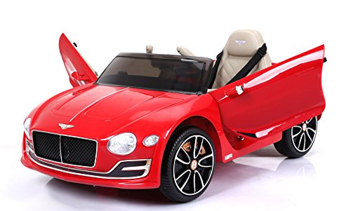 Bentley EXP12, Rojo Pintado, Licencia original, Batería accionada, Puertas de la abertura, Asiento de cuero, Motor 2x, Batería de 12 V, 2.4 Ghz teledirigido, Ruedas suaves de EVA, Arranque suave