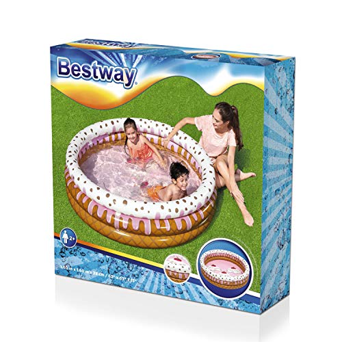 BESTWAY 51144 Piscina Hinchable Infantil Helado, 160x38 cm