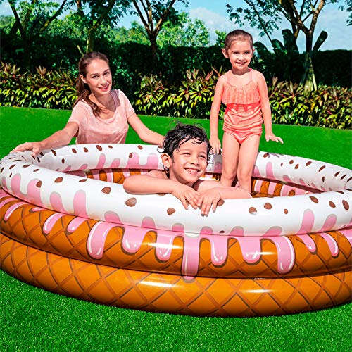 BESTWAY 51144 Piscina Hinchable Infantil Helado, 160x38 cm