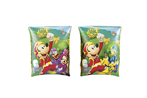 Bestway 91002, Manguitos Hinchables Disney Mickey Mouse Y Los Superpilotos, 23x15 cm, colores surtido