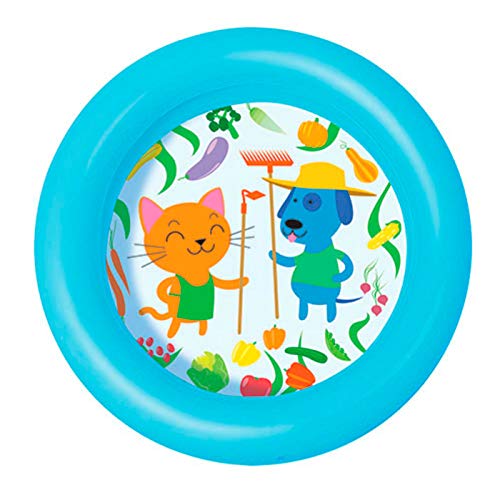 Bestway - Piscina Hinchable Redonda 15 x 61 cm, Piscina Inflable Infantil 20 litros, Vinilo Resistente, Pared de Doble Anillo, Exterior, jardín, Patio, fácil de Montar, Color Aleatorio