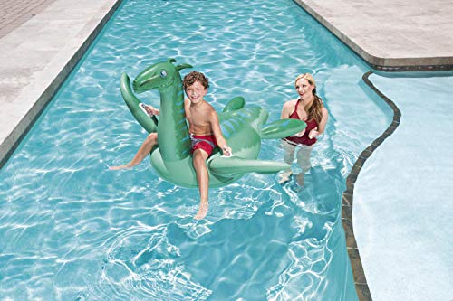 Bestway Schwimmtier Plesiosaurus AB 14 Jahren 145 x 190 cm Plesiosaur-Flotador, Multicolor, 1.1-1.50 m, 1.51-2m (41128-19)