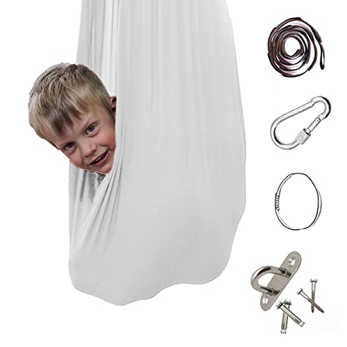 BETTKEN Terapia Interior Swing For Niños con Necesidades Especiales Lycra Snughe Swing Abrazar Hamaca For Autismo Niño con Necesidades Especiales Adulto Sensor Adulto