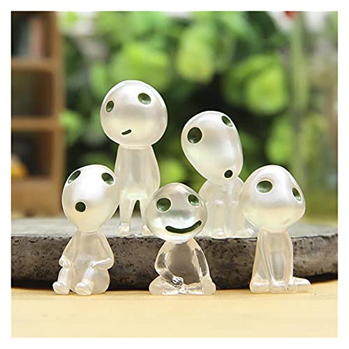 Bewitched ZHANGHANG 5PCS Luminoso Árbol Elfos Juguete Dibujos Animados Princesa Figura Resplandor En Los Juguetes Oscuros Niños Iluminar ZH