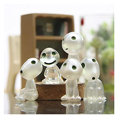 Bewitched ZHANGHANG 5PCS Luminoso Árbol Elfos Juguete Dibujos Animados Princesa Figura Resplandor En Los Juguetes Oscuros Niños Iluminar ZH