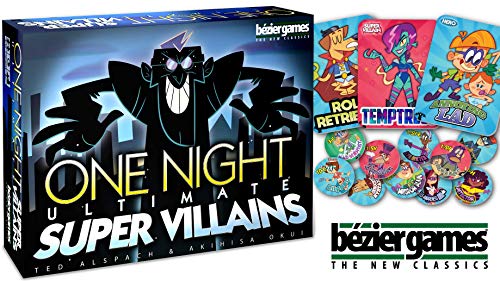 Bezier Games BEZ00031 One Night Ultimate Super Villains, multicolor