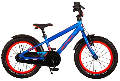 Bicicleta Infantil Chico Rocky 16 Pulgadas Azul 95 % Montada