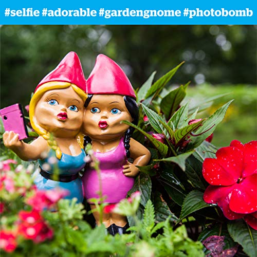 BigMouth Selfie Sisters Gnomos de jardín