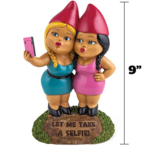 BigMouth Selfie Sisters Gnomos de jardín