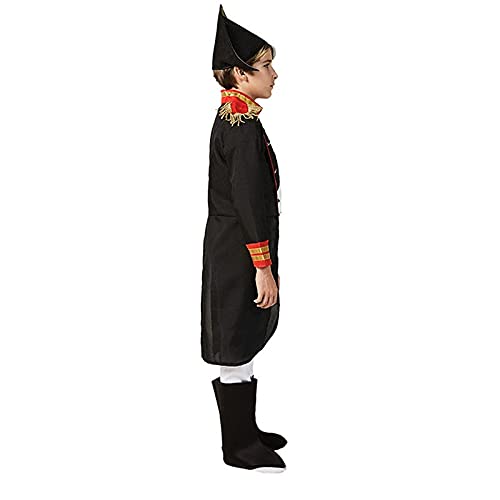 BING FENG Traje de Carnaval Pirata del Traje de Cosplay Niños de Halloween para niños (Color : Black, Size : M)