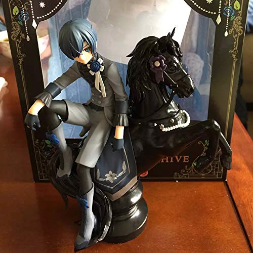 BINGFENG En Caja De Regalo Juguetes Figura De Acción Negro Mayordomo Animado Modelo Brina Palencia Estatua Decoración del Hogar De La Vida Diaria De Colección De La Infancia 18CM