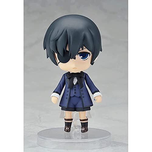 Black Butler Brina Palencia Q Versión Nendoroid PVC cara intercambiable desmontable Nendoroid Anime Action Figure Collection Figure Figurine Muñeca Modelo de juguete para niños Regalo Decoración