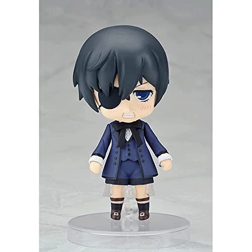 Black Butler Brina Palencia Q Versión Nendoroid PVC cara intercambiable desmontable Nendoroid Anime Action Figure Collection Figure Figurine Muñeca Modelo de juguete para niños Regalo Decoración