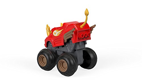 Blaze- Rinoceronte - Coche Monster Truck de Juguete de 3 años, Multicolor (Mattel Italy s.r.l. FHV04)