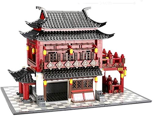 Bloque de construcción, Chinatown Building Blocks Juguetes de construcción, 1643 Pcs + Nano Mini bloques de DIY juega, el barrio chino edificio del rompecabezas 3D DIY juguete educativo, darle a su hi