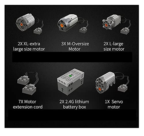 Bloques de construcción de tecnología Aplicación de control remoto Camión Camión RC Modelo 13139 con motores. Piezas de Wing Body Truck 4166 compatibles con las principales marcas