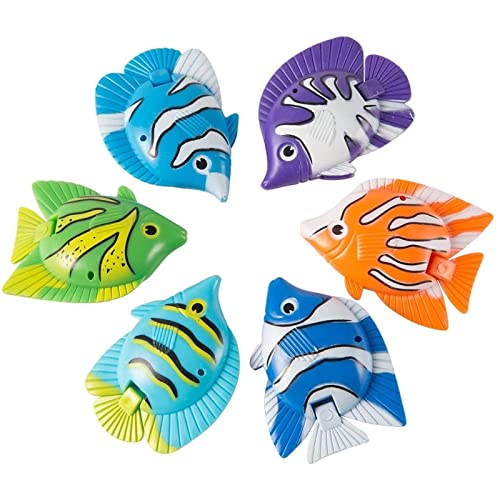 Blue Panda Piscina de Saltos Juguetes Â € “13 Paquete subacuáticas Juguetes para niños, Buceo de Captura de línea, Incluye 1 La Captura de 13 Red de Pesca, Multicolor