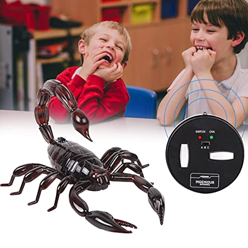 B/M Control Remoto Scorpion, Robot Scorpion RC Toy, Realistic Scorpion Toy Electric Tricky Bugs Broma Regalos para Regalos de Fiesta para niños y Adultos