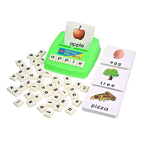 BOHS Inglés Alfabetización Educación Juego para Niños - Palabras en Minúsculas - 60 Tarjetas Flash - Aprendizaje de Idiomas Juguetes Educativos Preescolares Niños