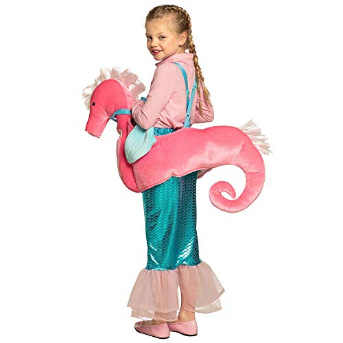 Boland 88082 – Disfraz infantil de caballito de mar, unisex, disfraz con peluche, falda con animales, carnaval, fiesta temática