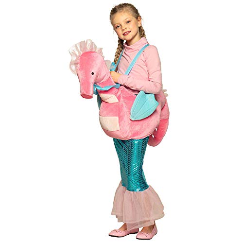 Boland 88082 – Disfraz infantil de caballito de mar, unisex, disfraz con peluche, falda con animales, carnaval, fiesta temática