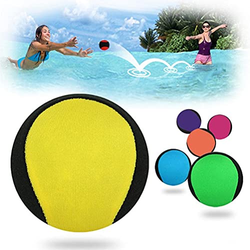 Bolas de agua, para niños, pelotas de salto, juego de pelotas de rebote, juguetes para la playa para niños y adultos, pelota de agua, juguete interesante para el agua, 6 unidades