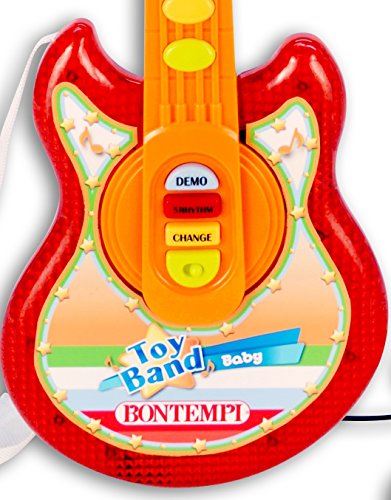 Bontempi Guitarra para bebé con micrófono, Multicolor (I Com S.p.A. Bontempi245025)