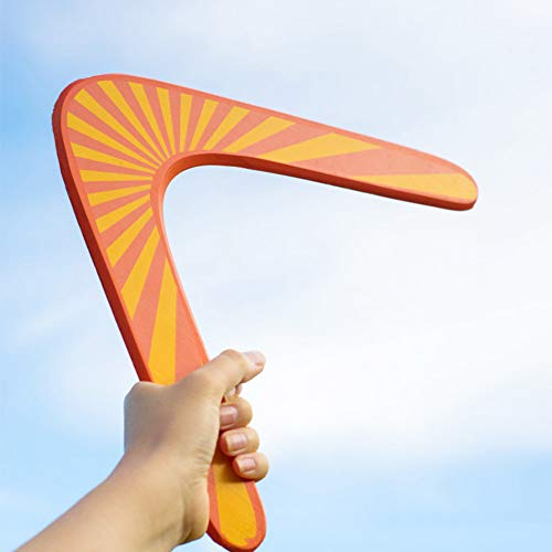 Boomerang de Retorno de Madera Boomerang clásico en Forma de V Juegos al Aire Libre Juguete Deportivo para niños Juegos al Aire Libre para niños