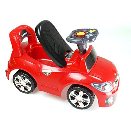 Bopster® Coches correpasillos Deportivos para Edades de 12-36 Meses - Rojo