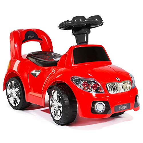 Bopster® Coches correpasillos Deportivos para Edades de 12-36 Meses - Rojo