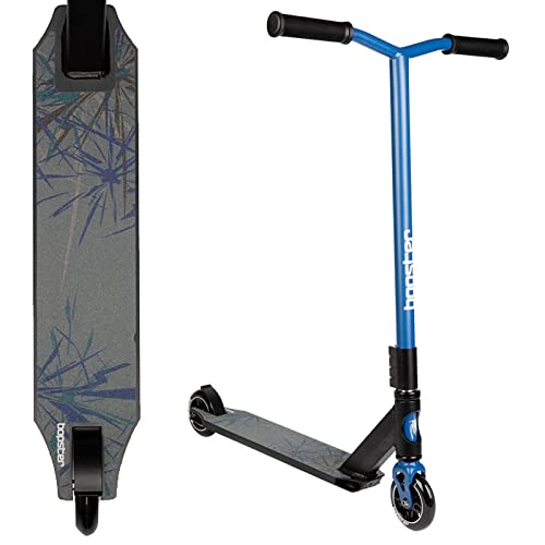 Bopster Patinete para Trucos y Saltos Freestyle Giro 360 Grados Ligero Manillar Ancho Deck Deportivo - Azul