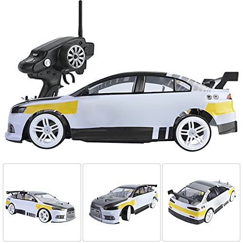 BOTEGRA Juguetes Interactivos para E Hijos Stunt Racing Car Fiesta de Cumpleaños para Niños(En Blanco y Negro, Versión de batería única)