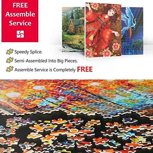 BOXSBAI Puzzles de Jigsaw Spiderman for Adultos y niños 1000/500/300 Piezas de Entretenimiento Familiar Jigsaw Interactive Puzzles (Size : 500pcs)