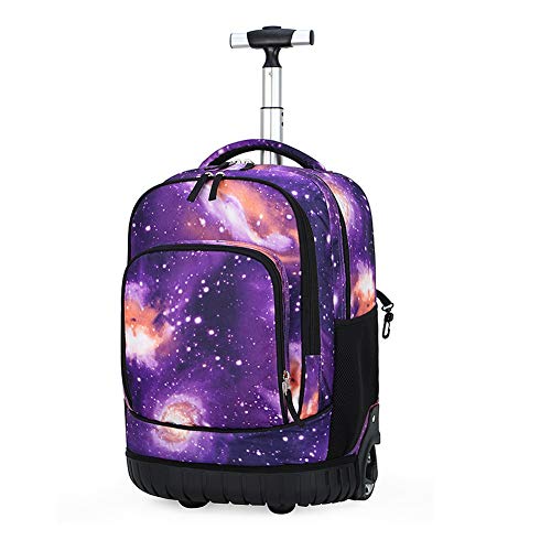 BOZONLI Bolsas Escolares Mochilas Escolares con Ruedas, Mochila Trolley Mochila Ruedas Equipaje Infantil niños Cabina de Equipaje Maleta Trolley para Niñas y Niños