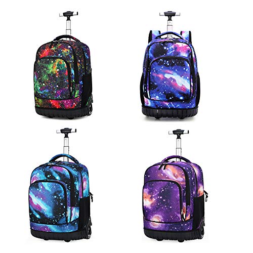 BOZONLI Bolsas Escolares Mochilas Escolares con Ruedas, Mochila Trolley Mochila Ruedas Equipaje Infantil niños Cabina de Equipaje Maleta Trolley para Niñas y Niños