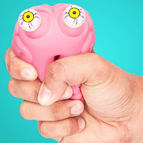 Brain Soft Eye Popping Squeeze Fidget Toy, Brain Squeezer Bolas De Estrés Reductor De Ansiedad Juguetes Sensoriales Regalo para Niños Y Niñas - Apto para Autismo, TDAH Divertido Juguete