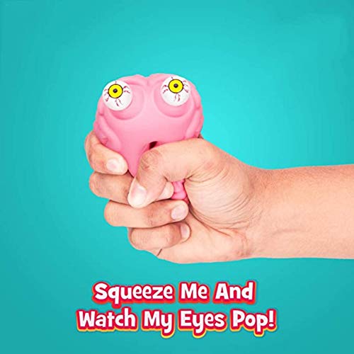 Brain Soft Eye Popping Squeeze Fidget Toy, Brain Squeezer Bolas De Estrés Reductor De Ansiedad Juguetes Sensoriales Regalo para Niños Y Niñas - Apto para Autismo, TDAH Divertido Juguete