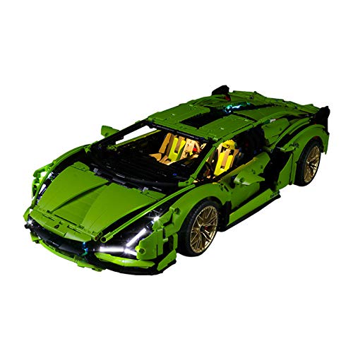 Bricklight Kit de luces LED para LEGO 42115 (Technic Lamborghini Sian FKP 37) (juego no incluido)