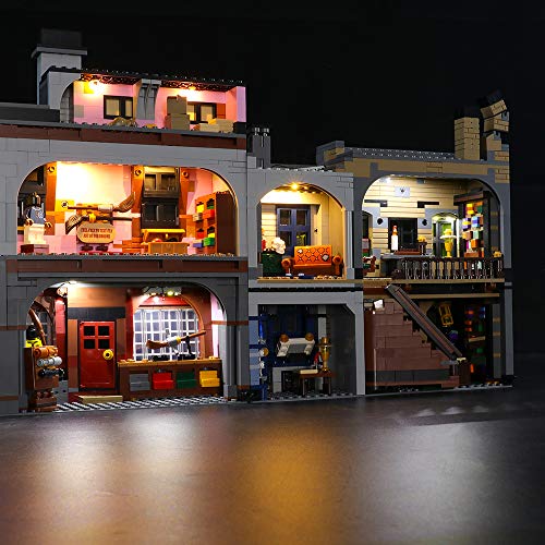 BRIKSMAX Kit de iluminación LED para Lego Harry Potter Diagon Alley, complemento de Juego de Luces LED para Lego Set 75978 , no Incluye Modelo Lego - (Versión de Control Remoto)