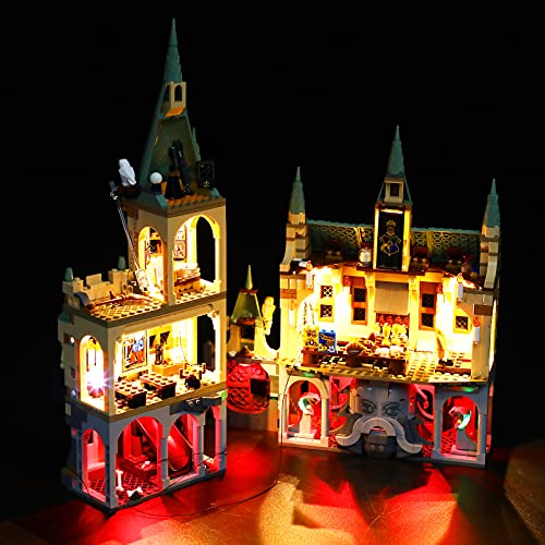 BRIKSMAX Kit de iluminación LED para Lego Harry Potter Hogwarts: Cámara Secreta - Compatible con Lego 76389 Building Blocks Model- No incluir el Conjunto de Lego