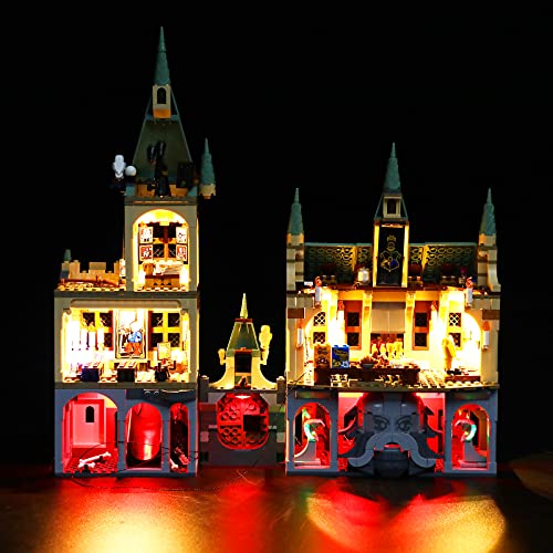 BRIKSMAX Kit de iluminación LED para Lego Harry Potter Hogwarts: Cámara Secreta - Compatible con Lego 76389 Building Blocks Model- No incluir el Conjunto de Lego