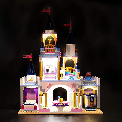 BRIKSMAX Kit de Iluminación Led para Lego Princesas Disney Castillo de ensueño de Cenicienta,Compatible con Ladrillos de Construcción Lego Modelo 41154, Juego de Legos no Incluido